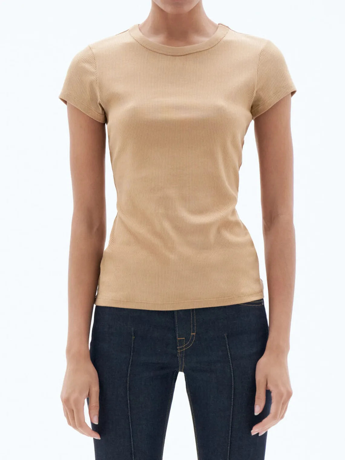 Fine Rib Tee