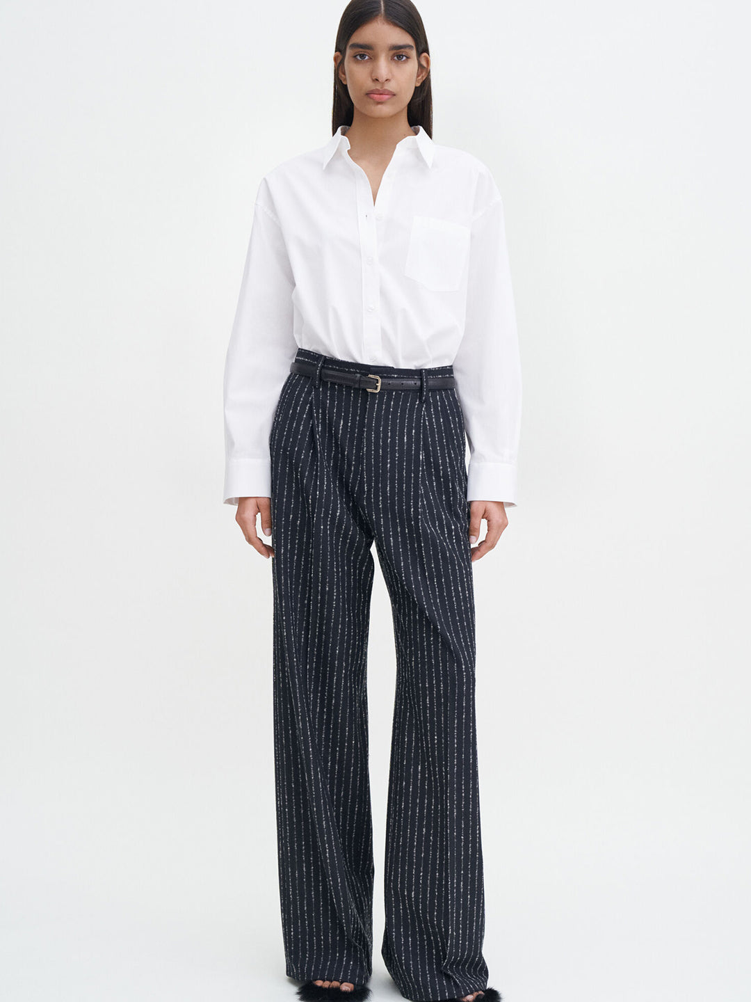 Darcey Pinstripe Trousers