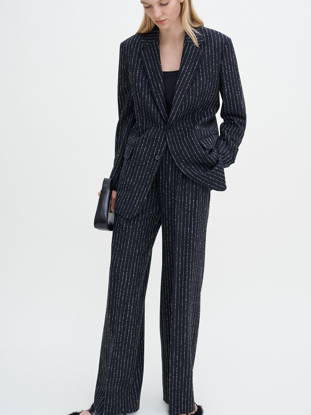 Davina Pinstripe Blazer