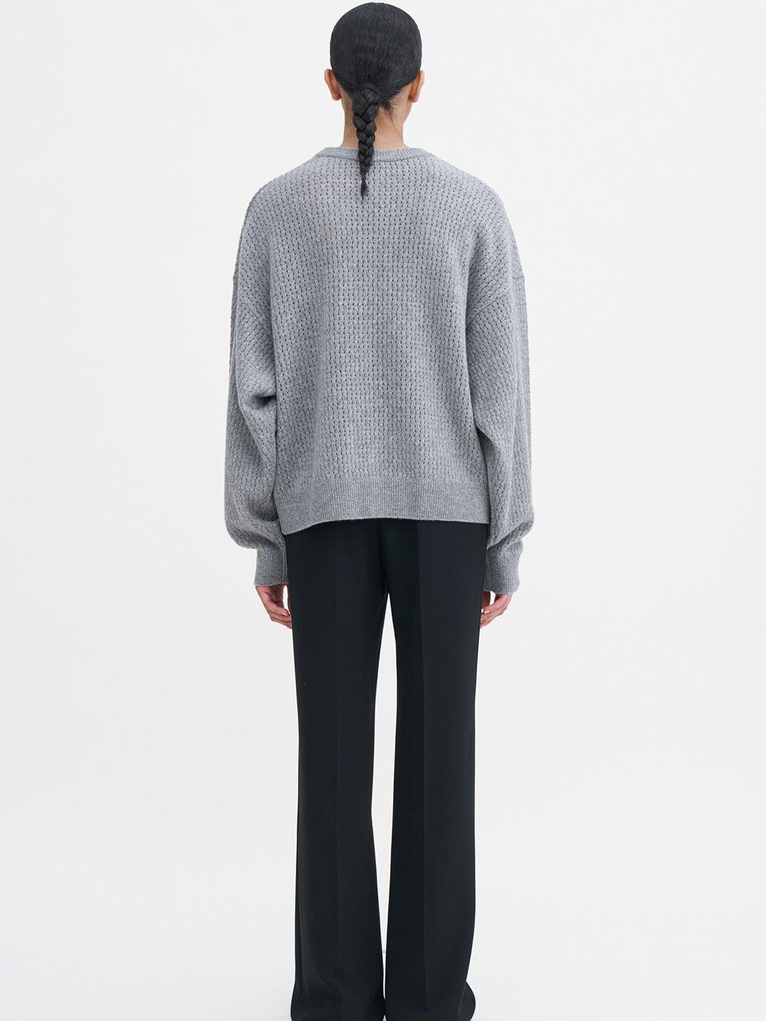 Pointelle Knit Sweater