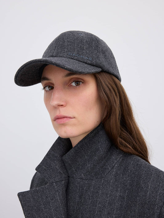 Wool Pinstripe Cap