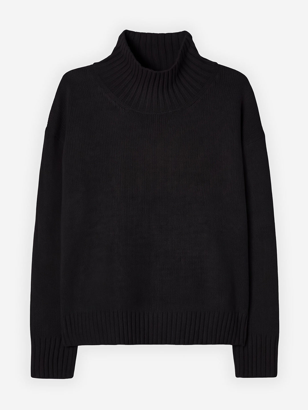 Wool Cashmere Turtleneck Sweater