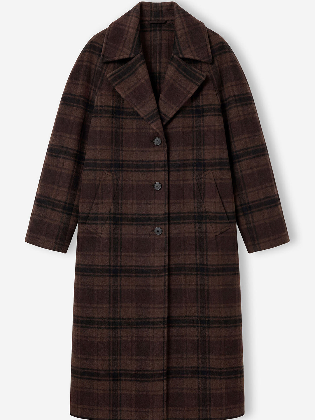 Vanessa Vented Check Coat