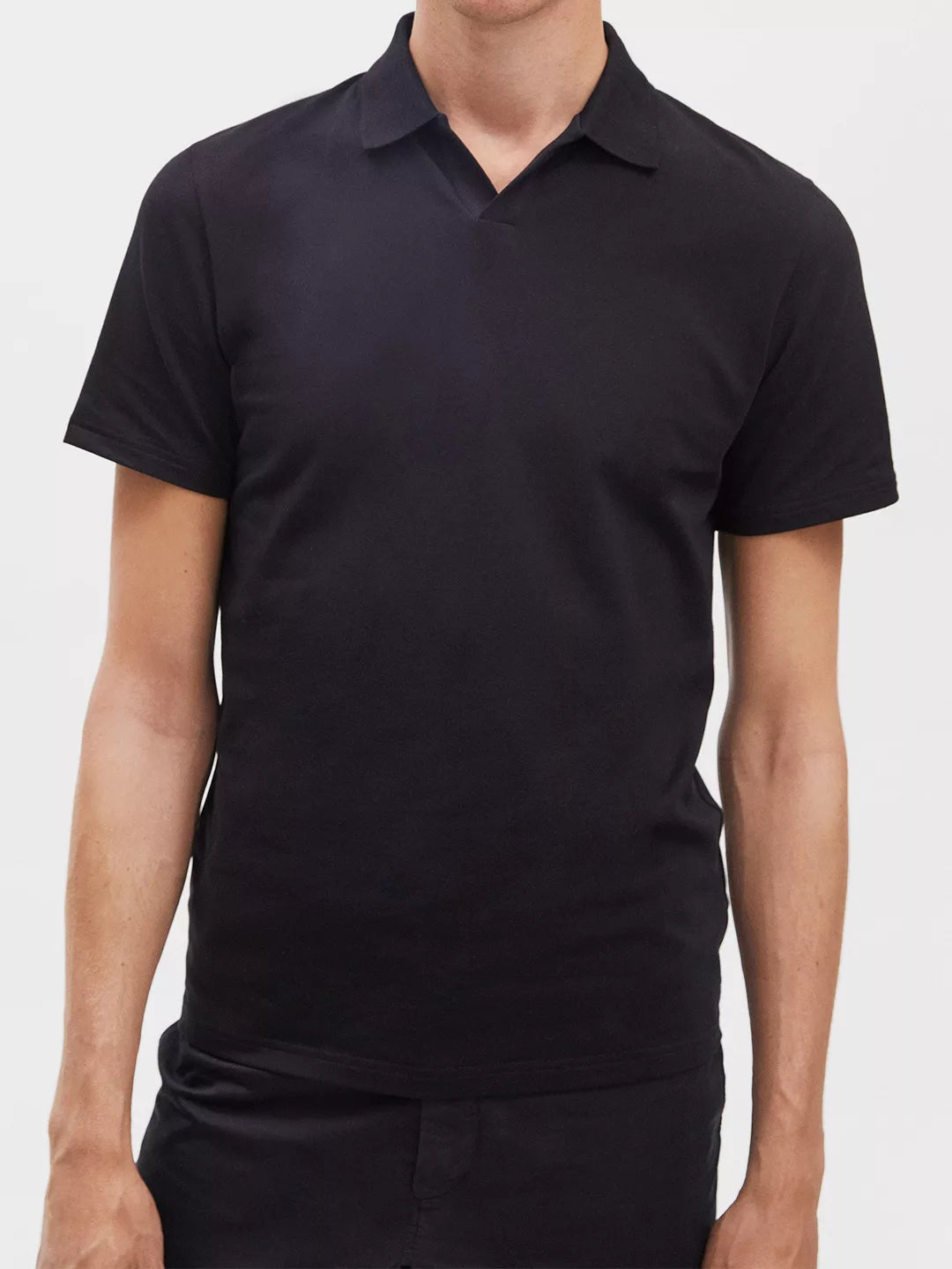 Stretch Cotton Polo T-Shirt