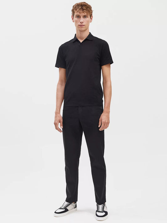 Stretch Cotton Polo T-Shirt
