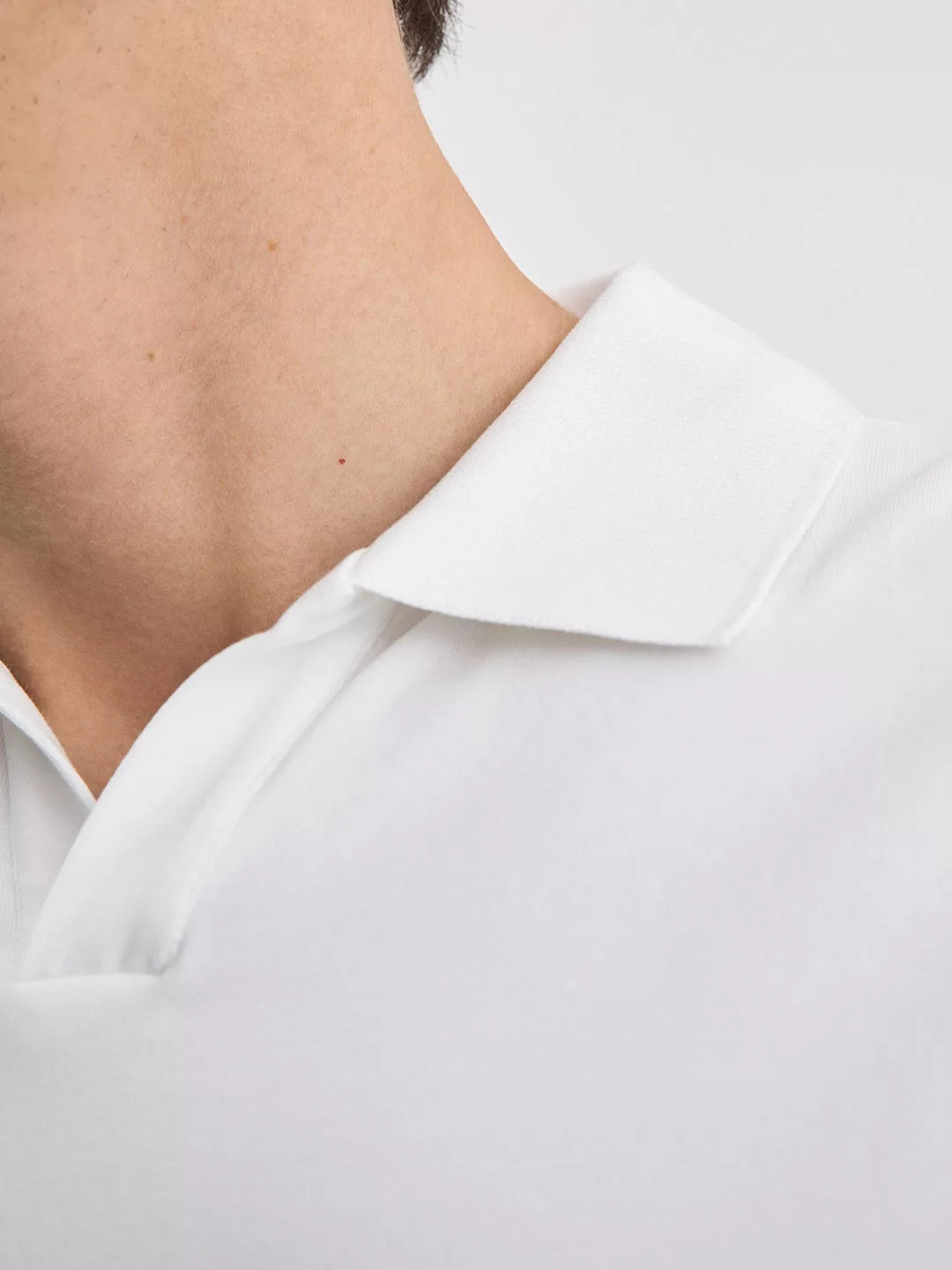 Stretch Cotton Polo T-Shirt