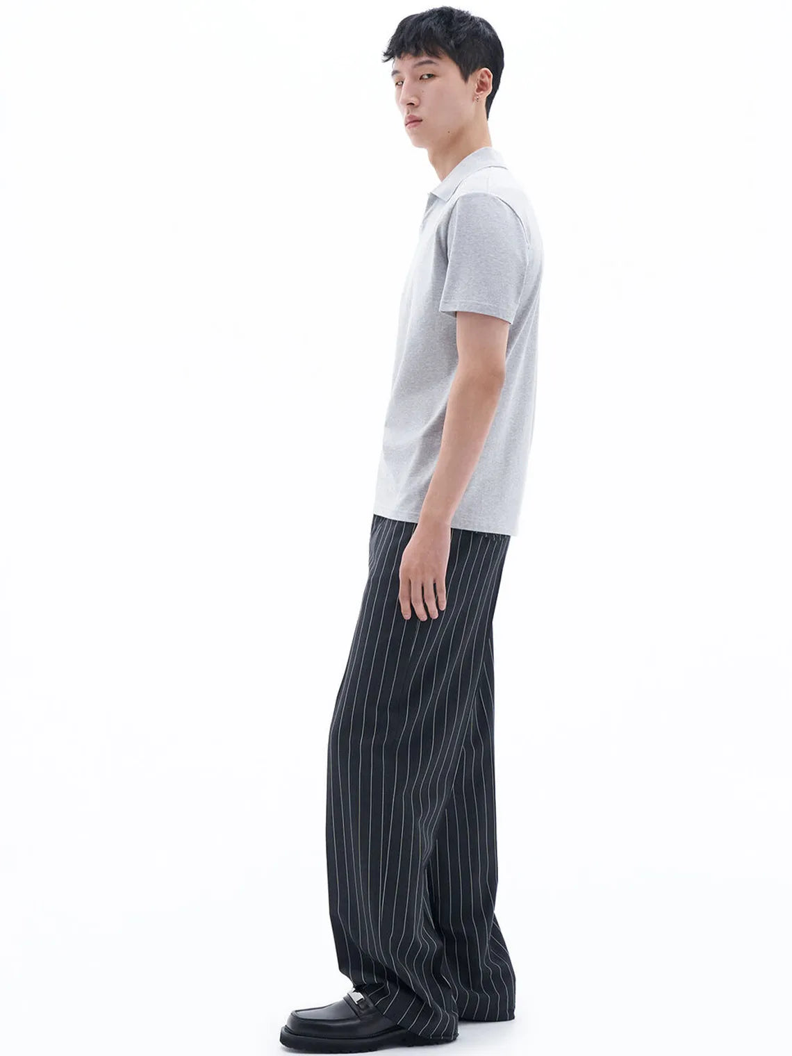 Stretch Cotton Polo T-Shirt