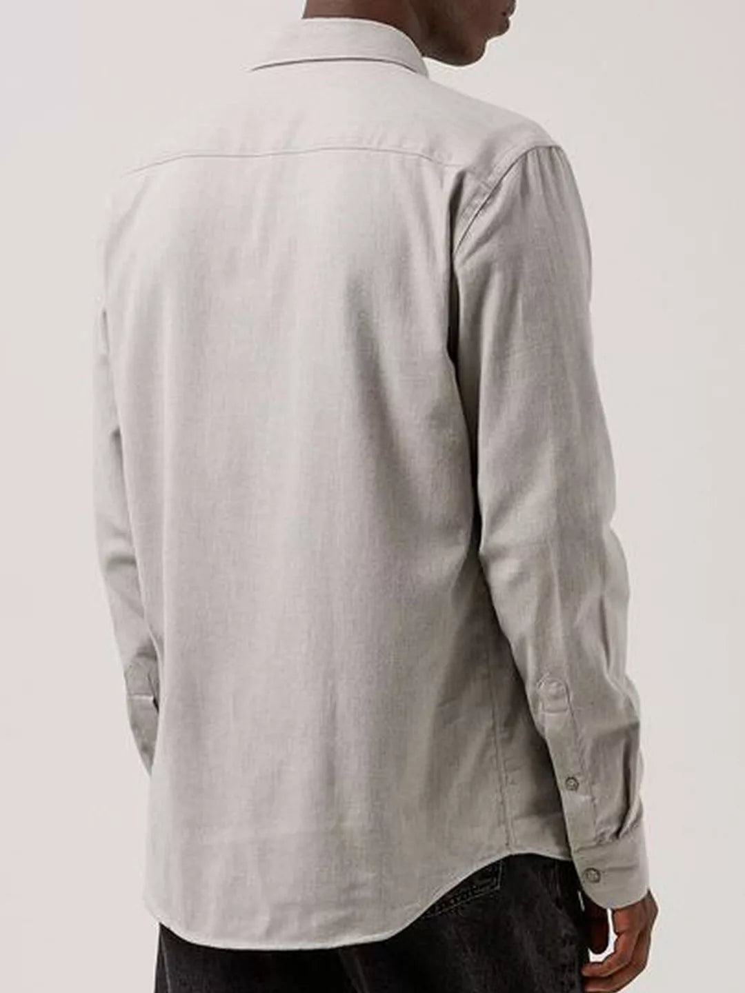 Light Flannel Slim Shirt
