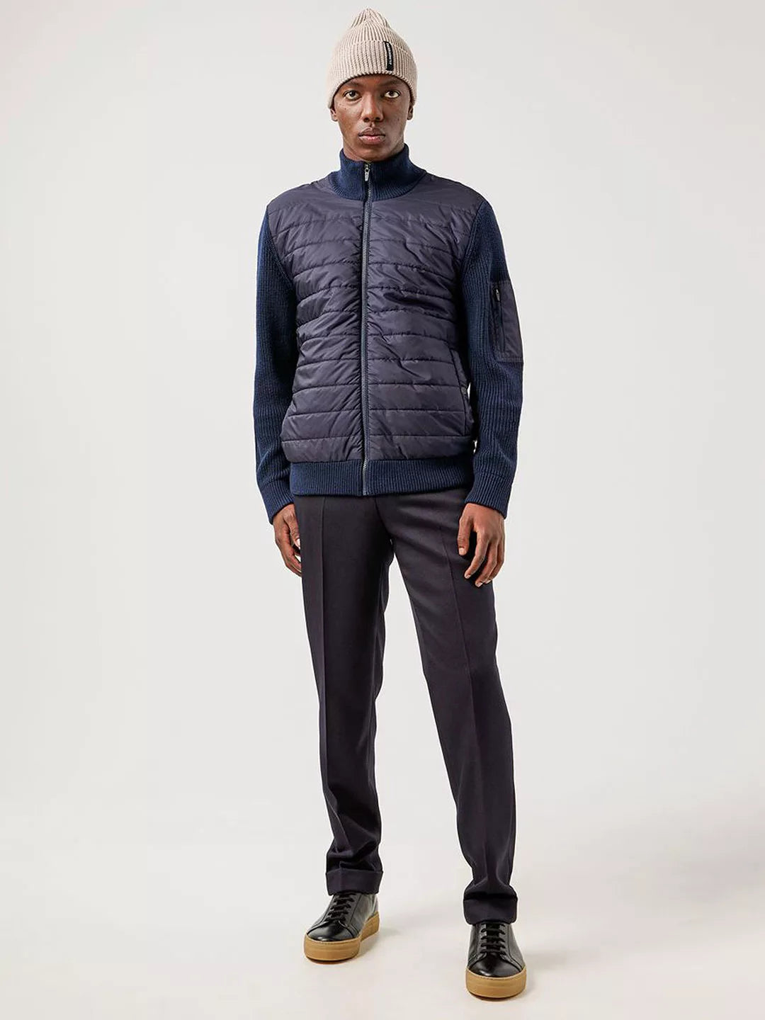 Beck Knitted Hybrid Jacket