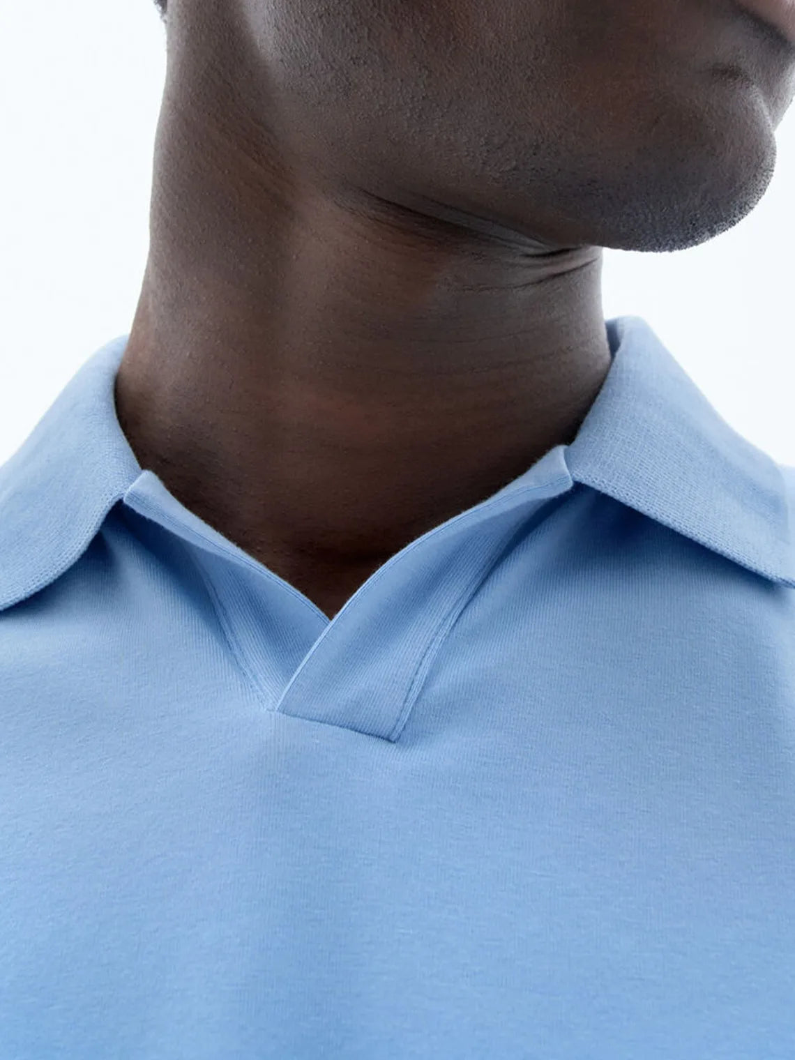 Stretch Cotton Polo T-Shirt
