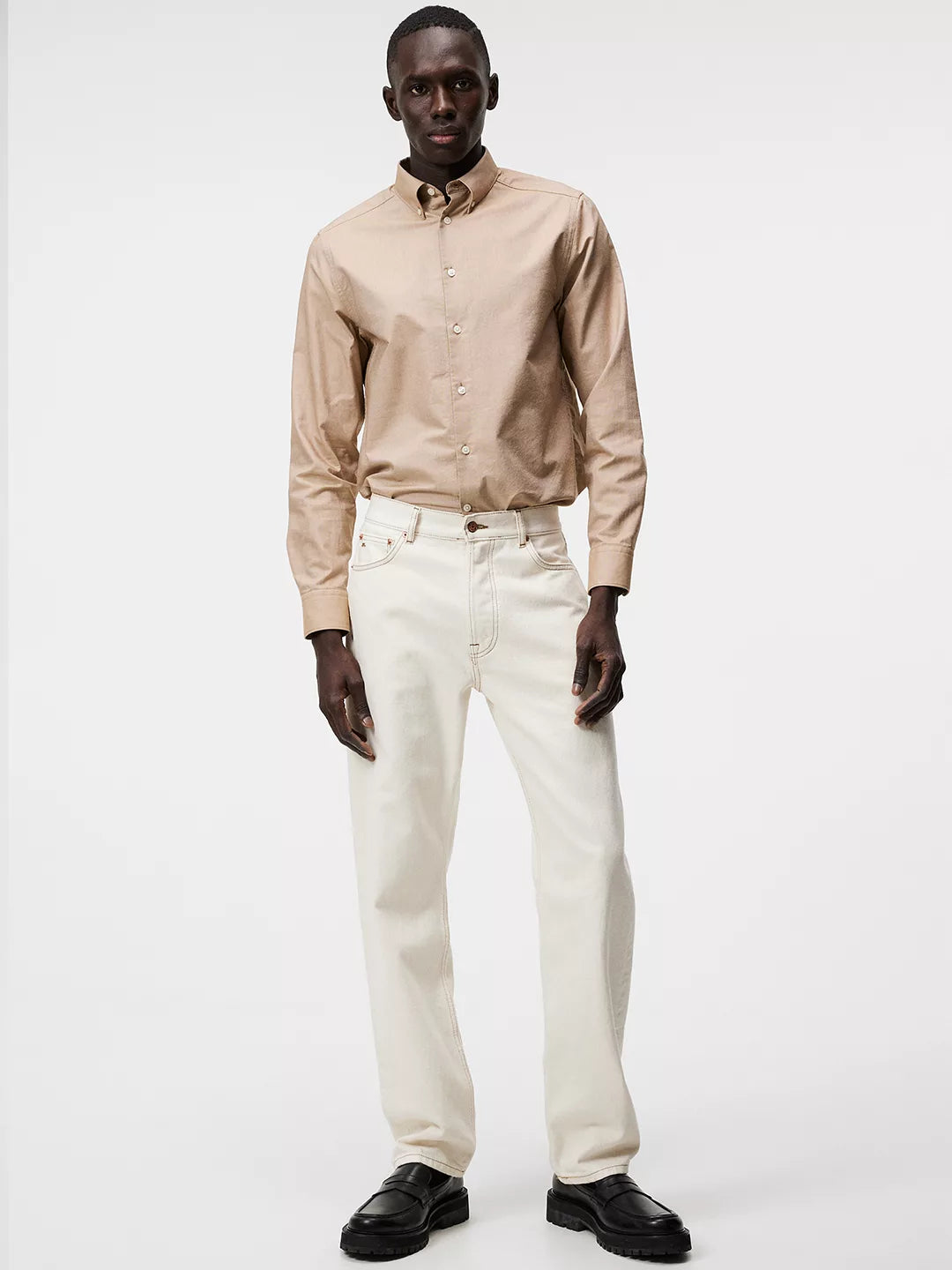 Stretch Oxford Slim Shirt