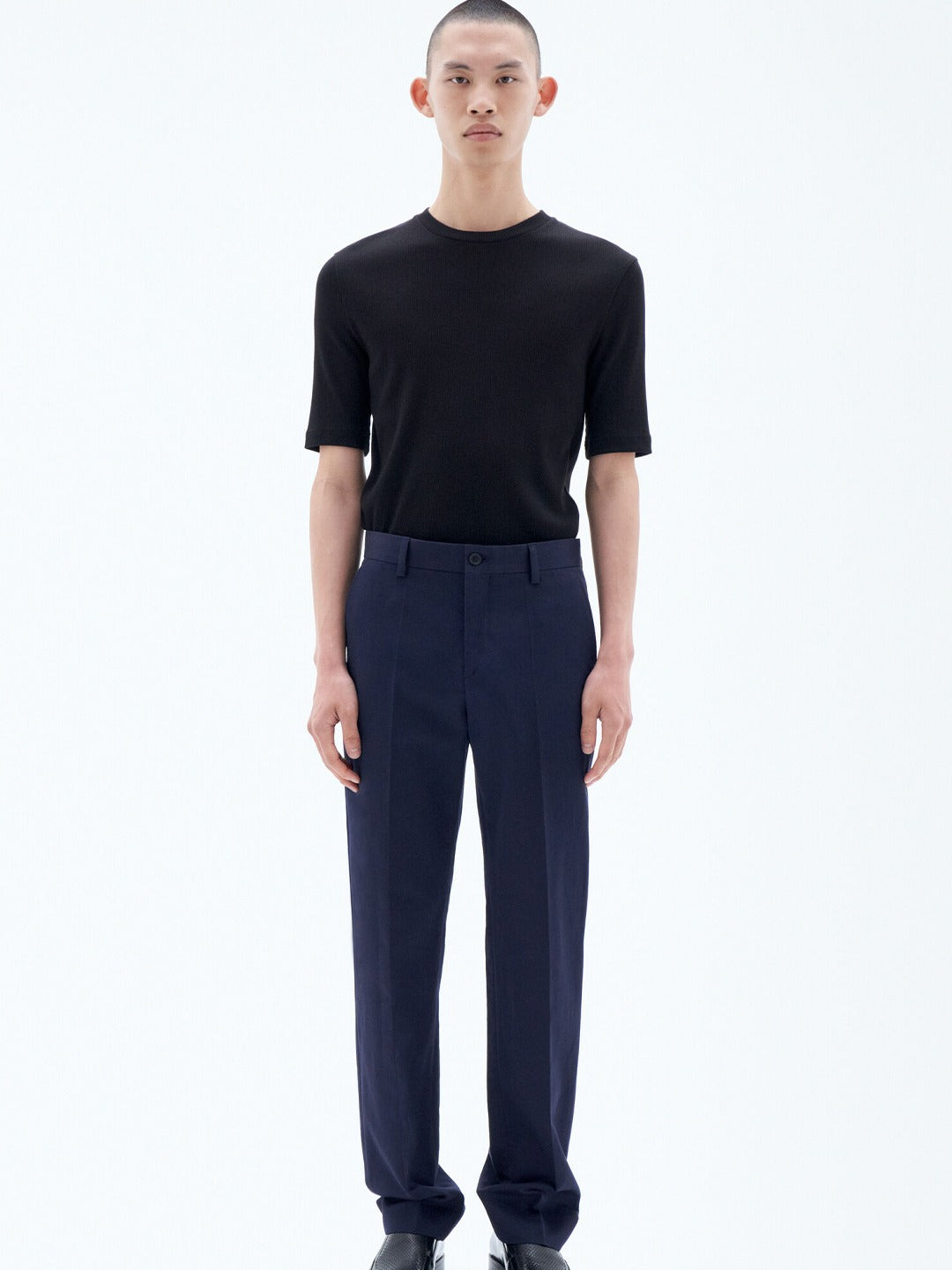 Straight Linen Trousers