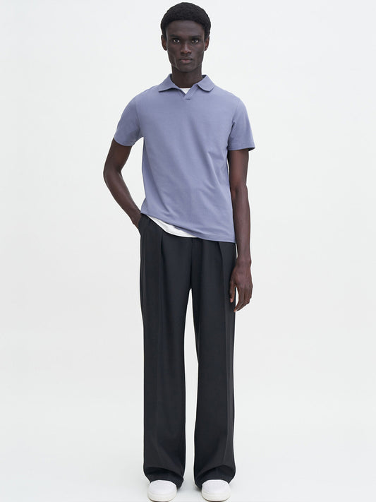 Stretch Cotton Polo T-Shirt