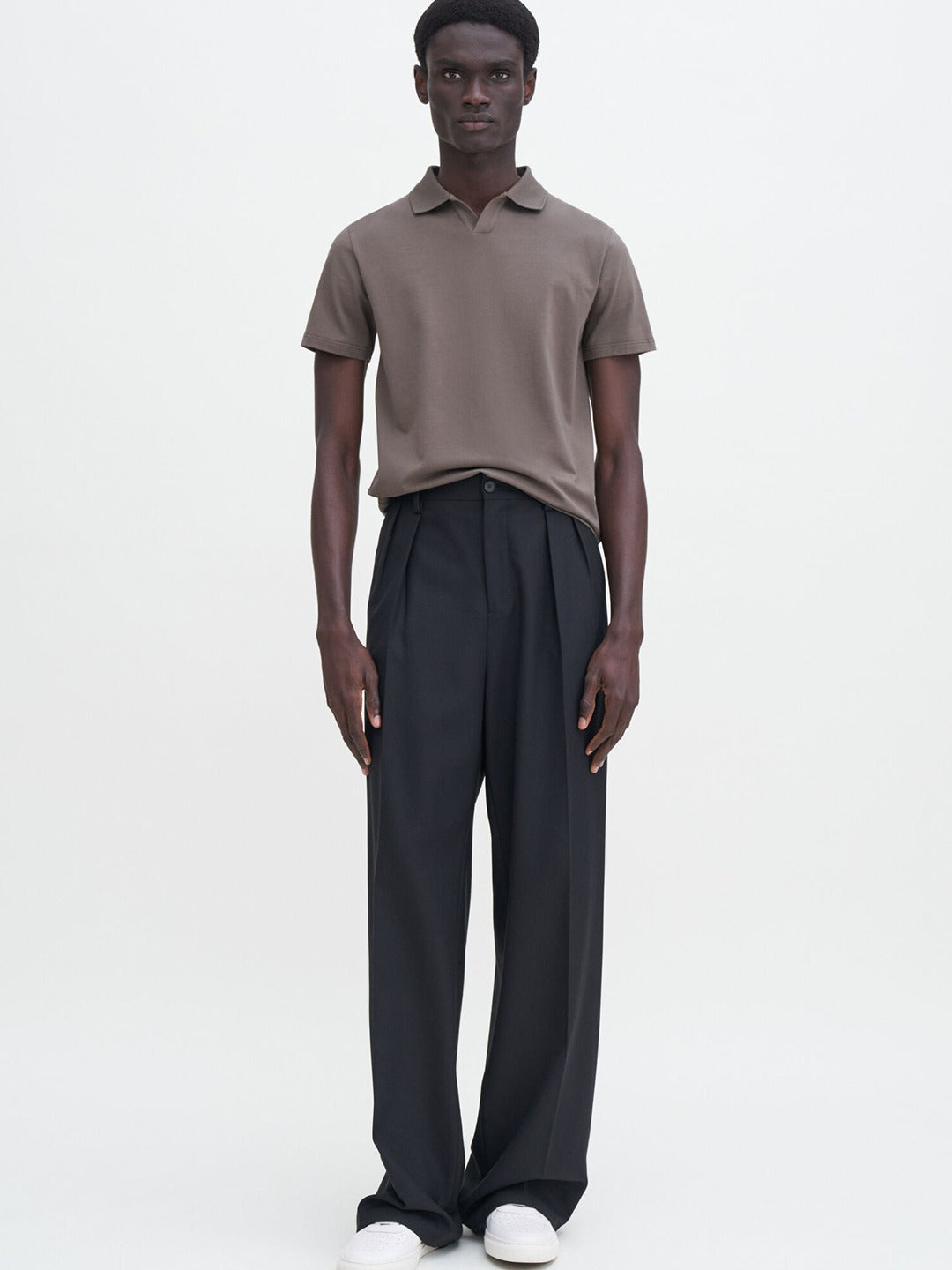 Stretch Cotton Polo T-Shirt