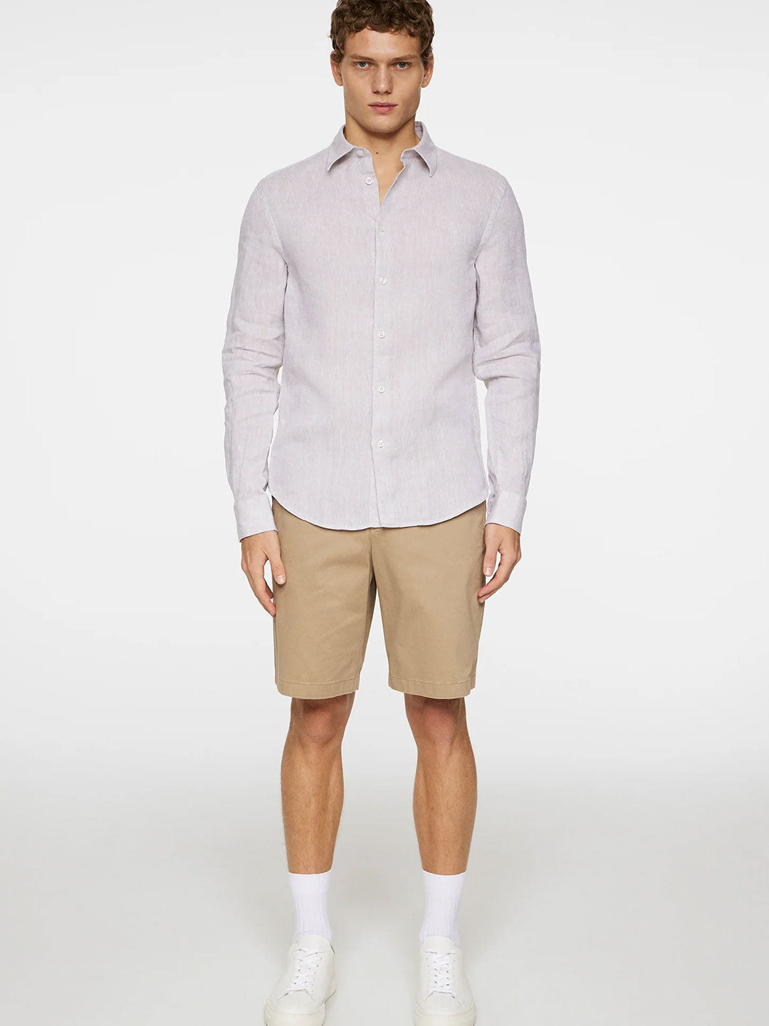 Slim LS Linen Melange Shirt