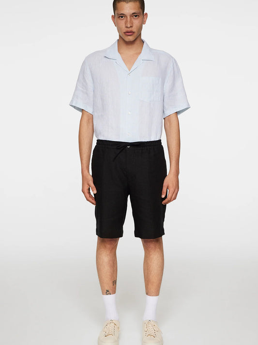 Brady Drape Linen Shorts