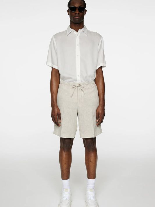 Brady Drape Linen Shorts