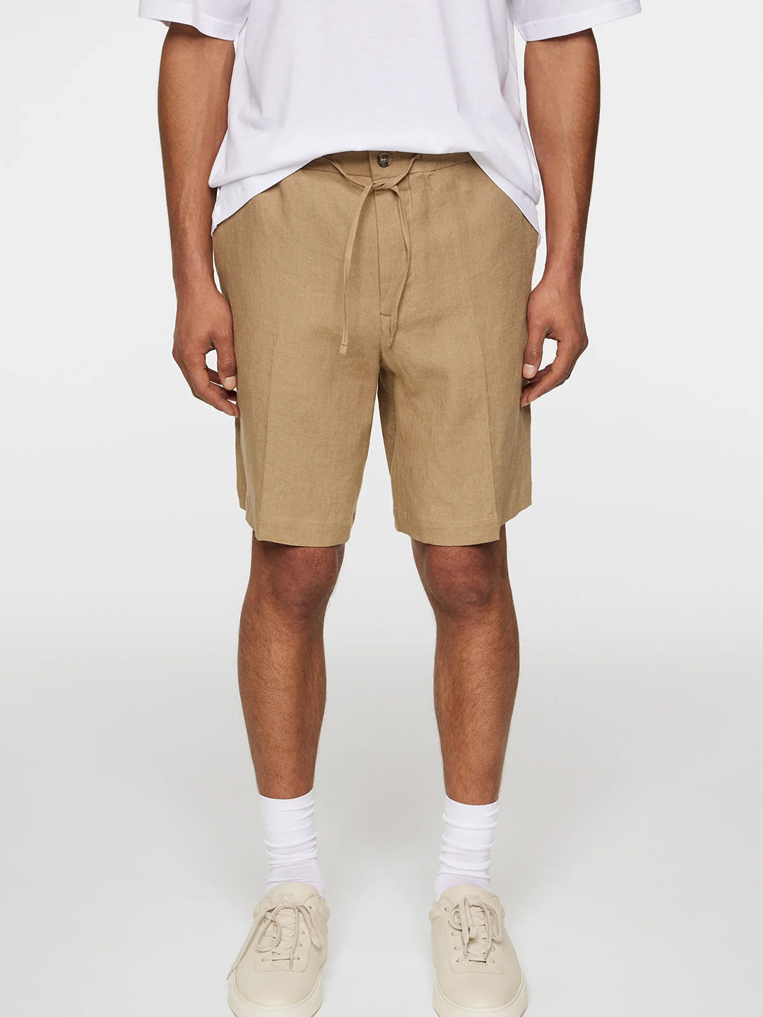 Brady Drape Linen Shorts