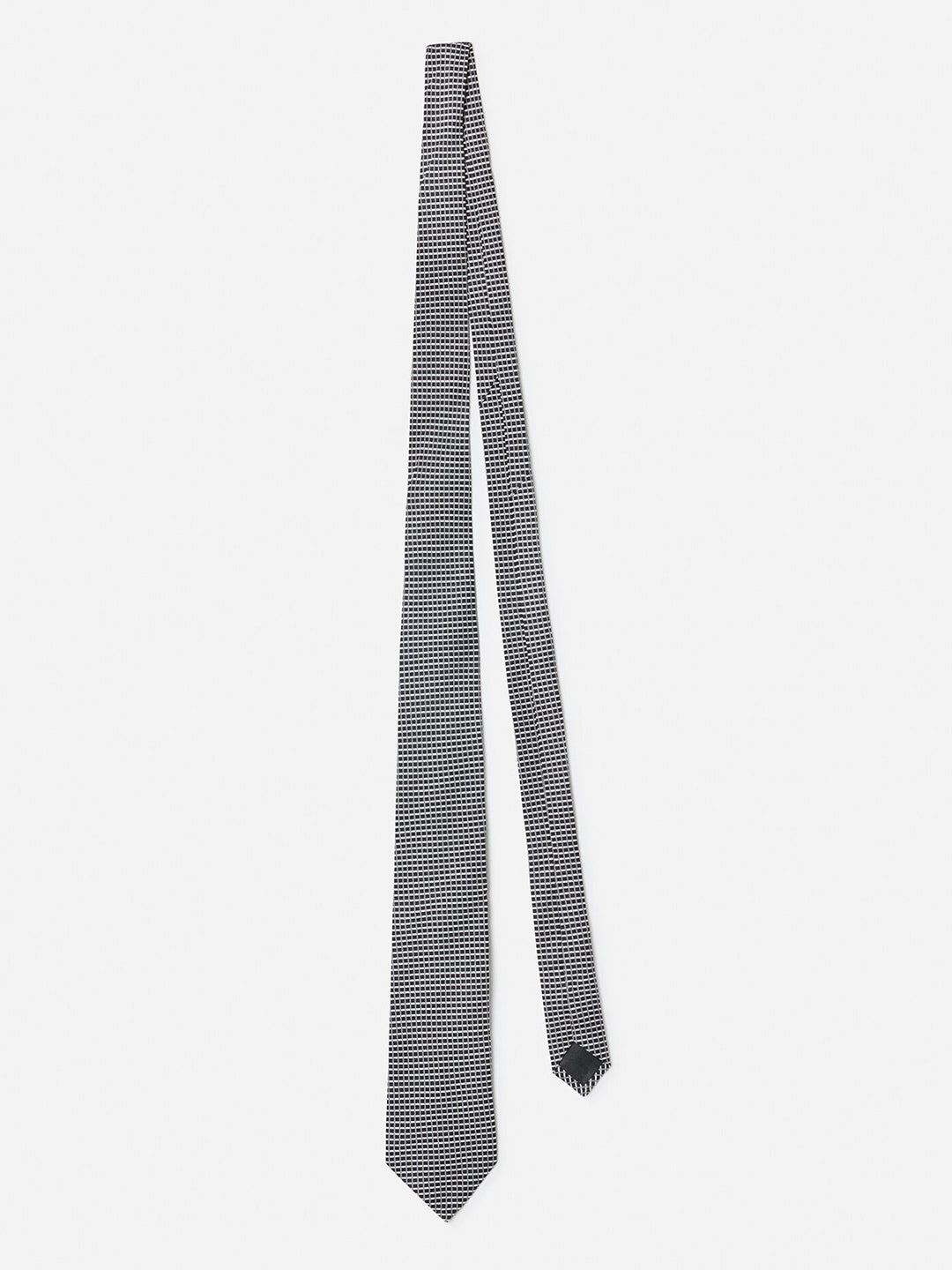 Microcheck Silk Tie