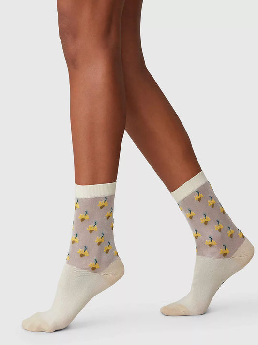 Embla Flower Socks