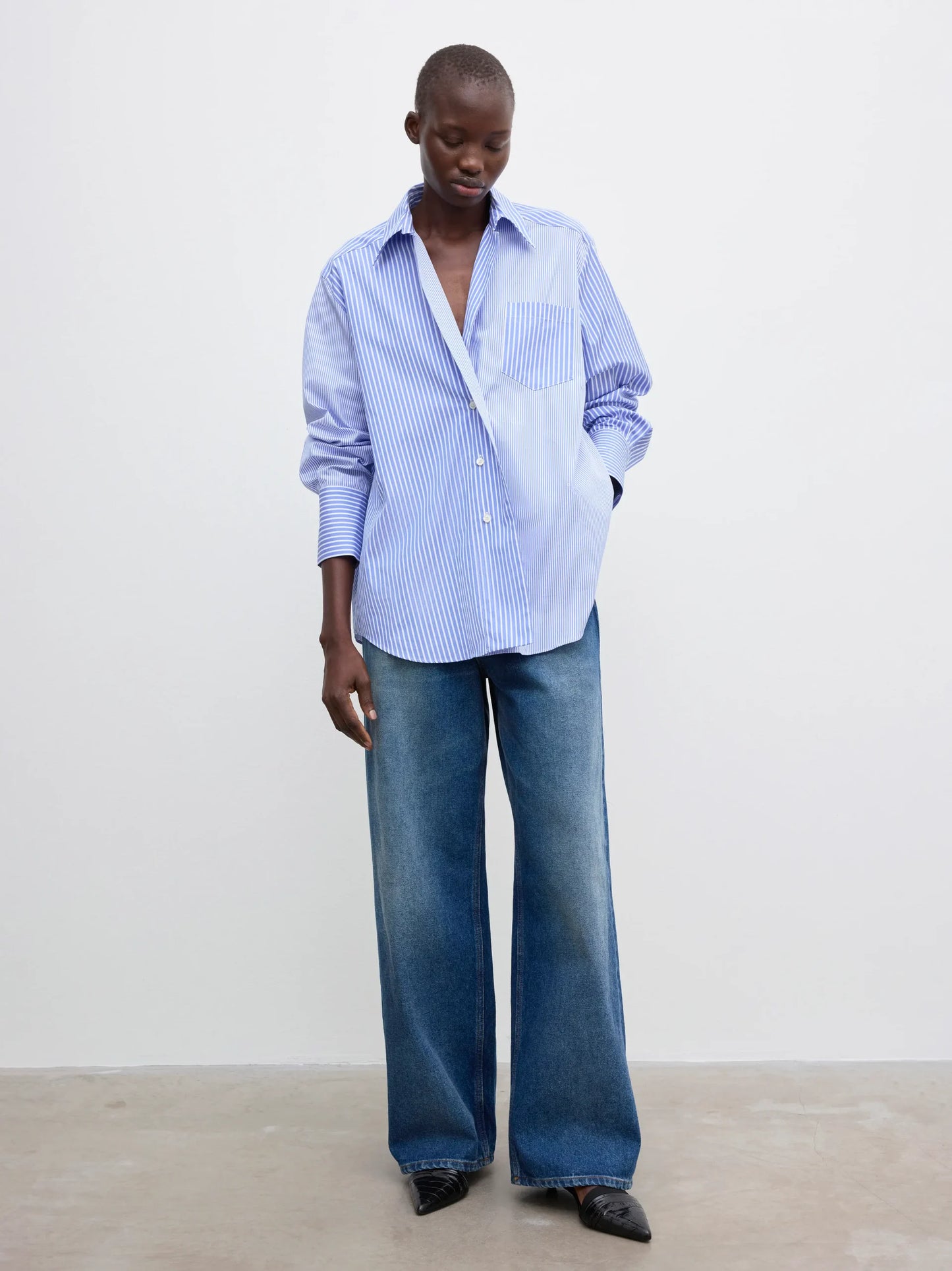 Asymmetric shirt