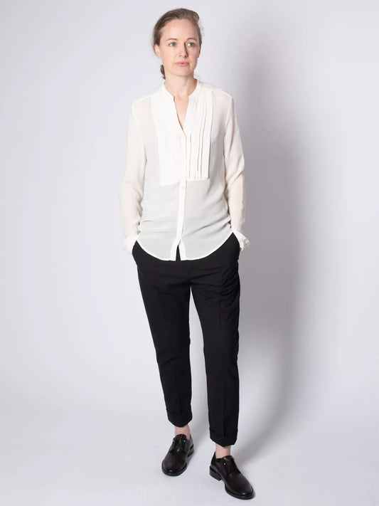 Crepe Pleat Blouse