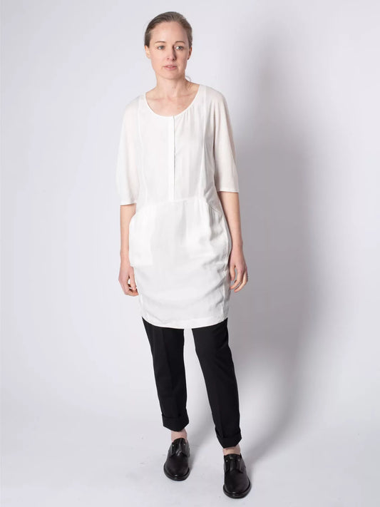 Tona Silk-Jersey Top