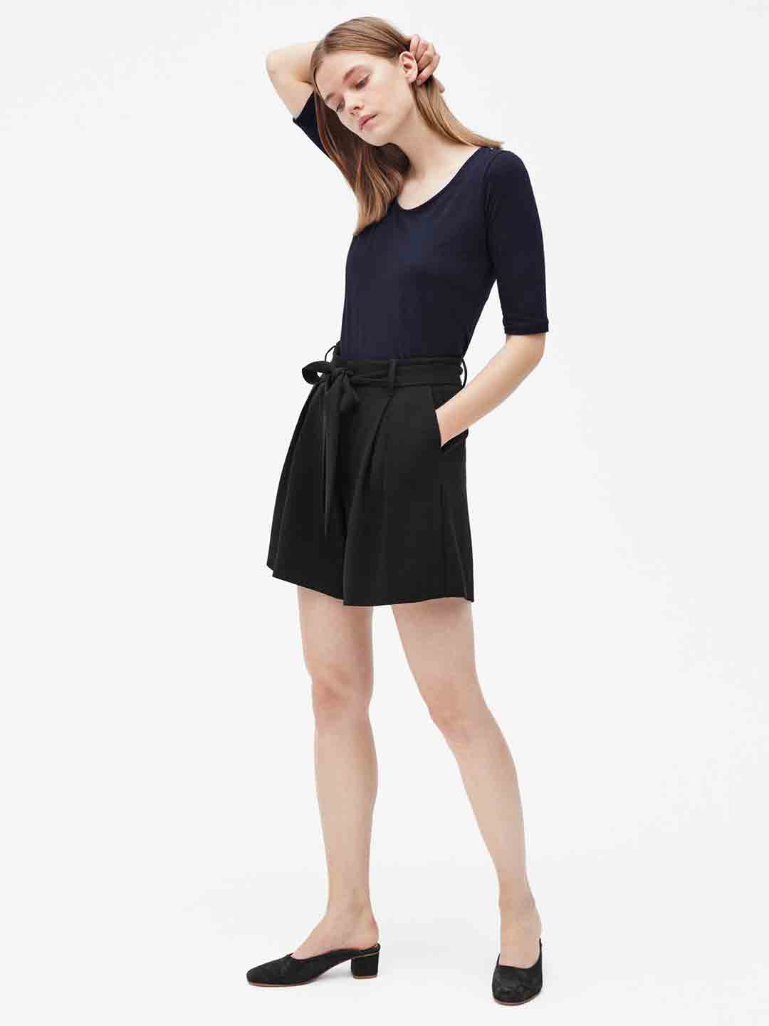 Fine Lycra Scoop Top
