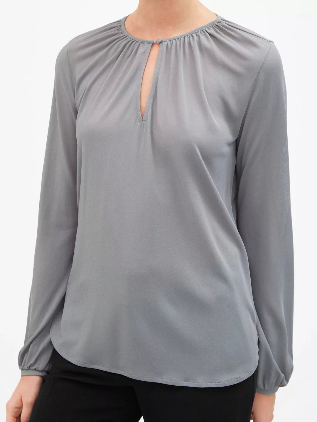 Sheer Crepe Blouse