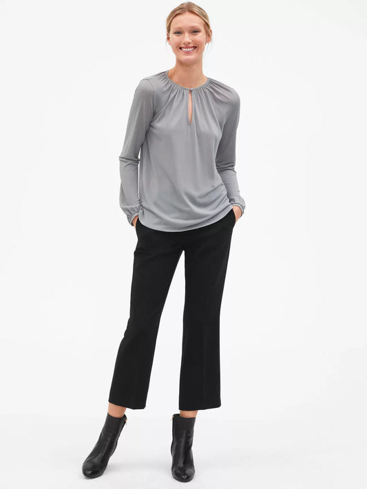 Sheer Crepe Blouse