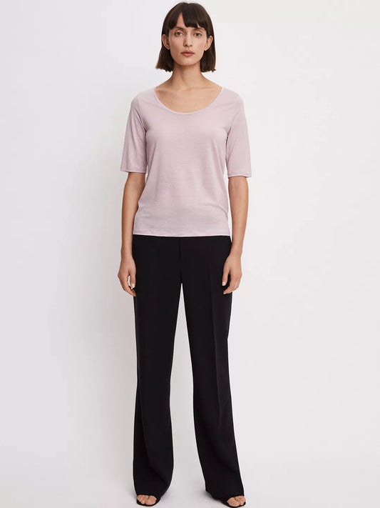 Tencel Scoop-neck tee