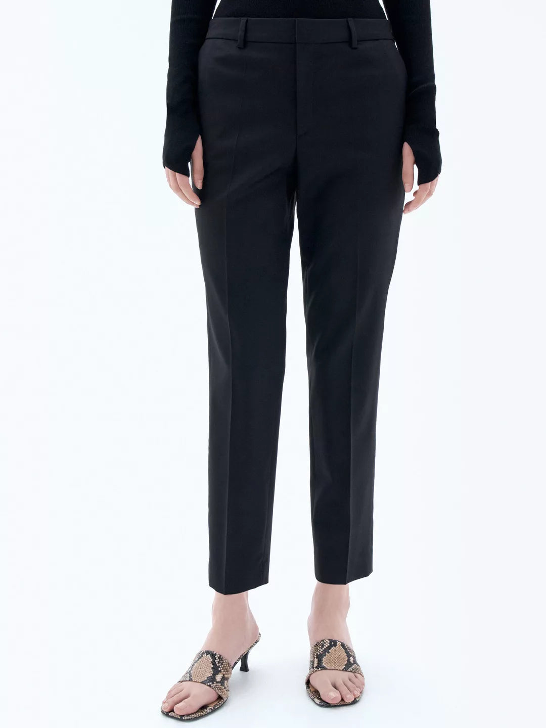 Emma Cropped Cool Wool Trouser