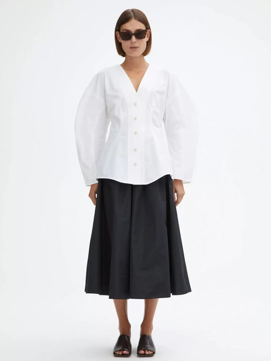 Poplin Fitted Blouse