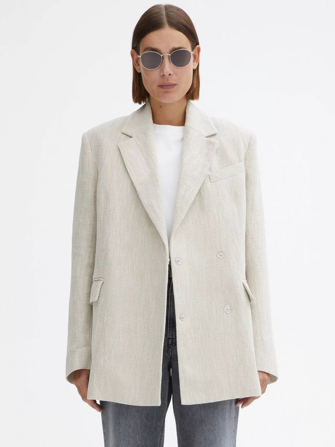 Classic Linen Blazer