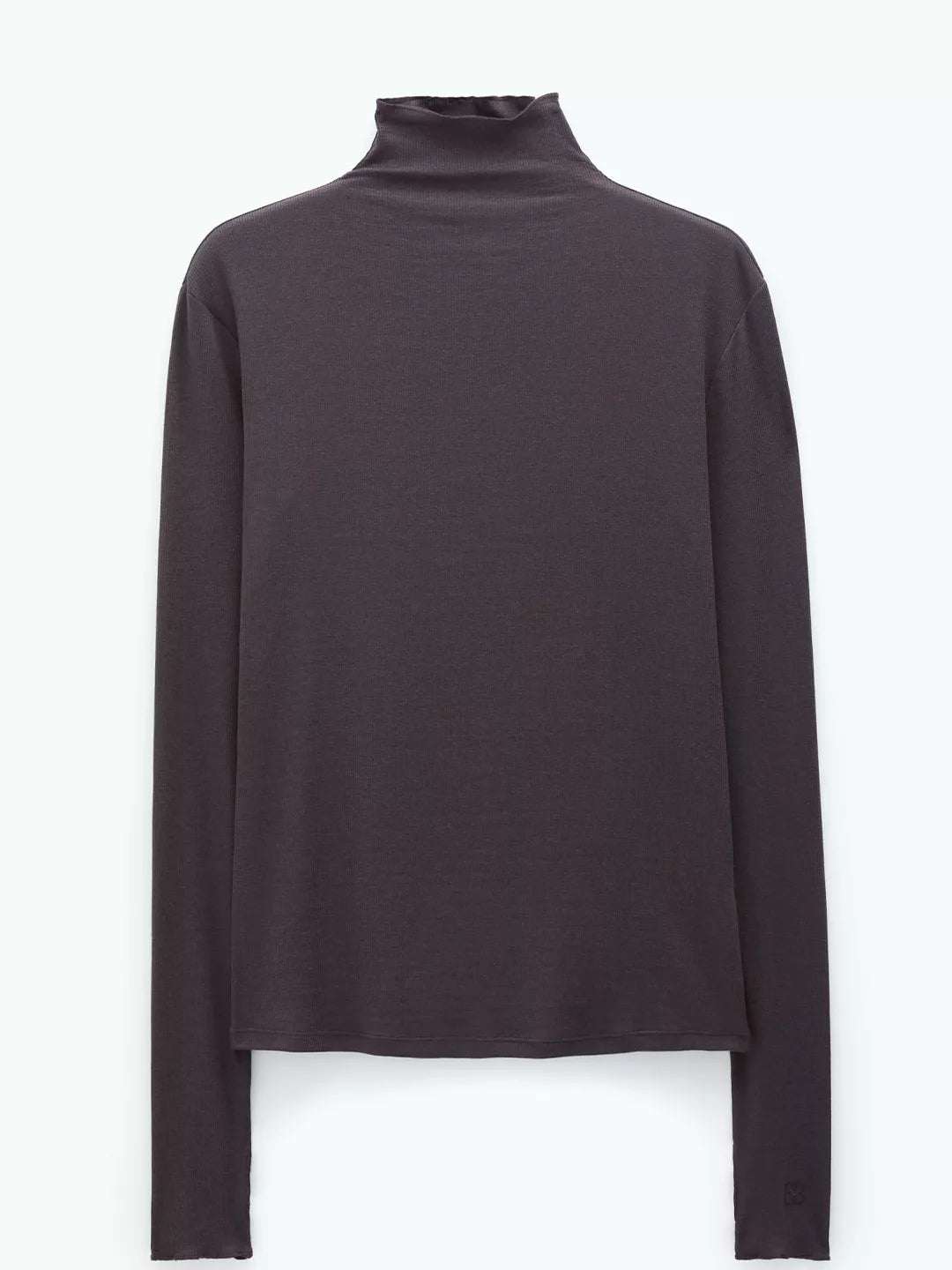 Rib Mock Neck Top