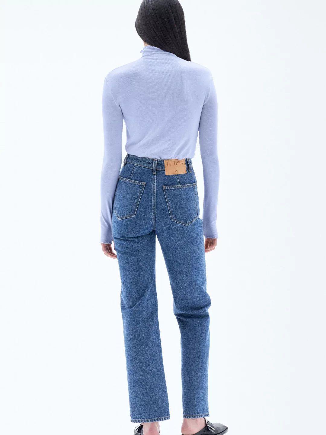 Rib Mock Neck Top