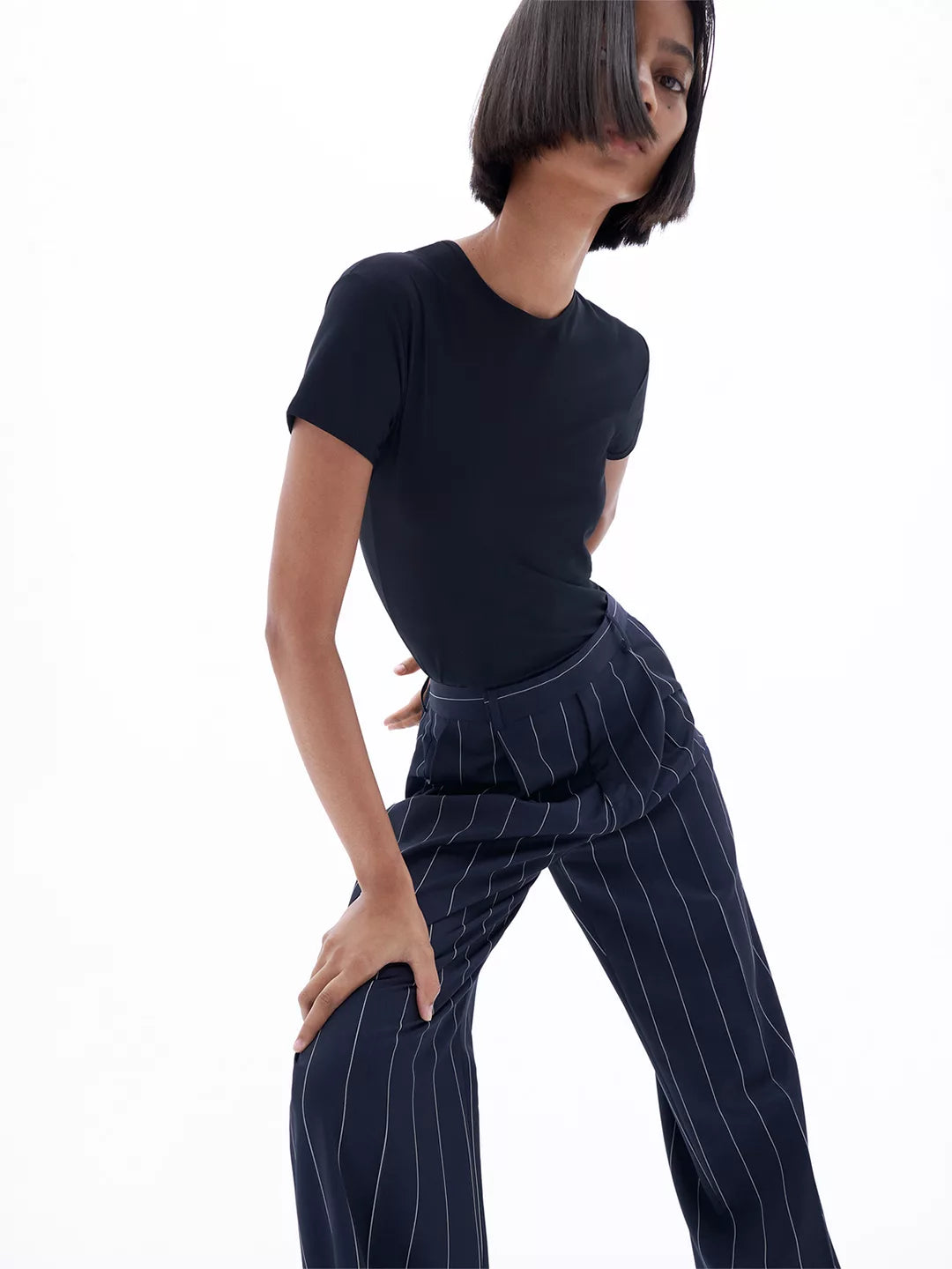 Julie Pinstripe Trouser