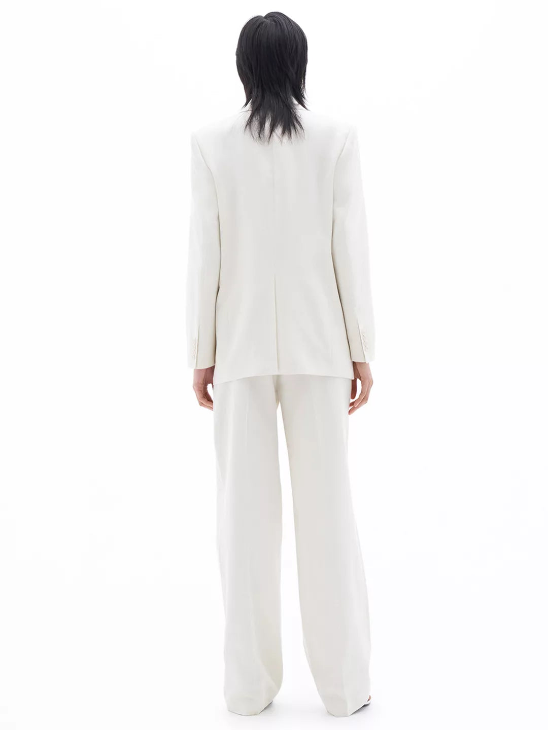 Tailored Pinstripe Blazer