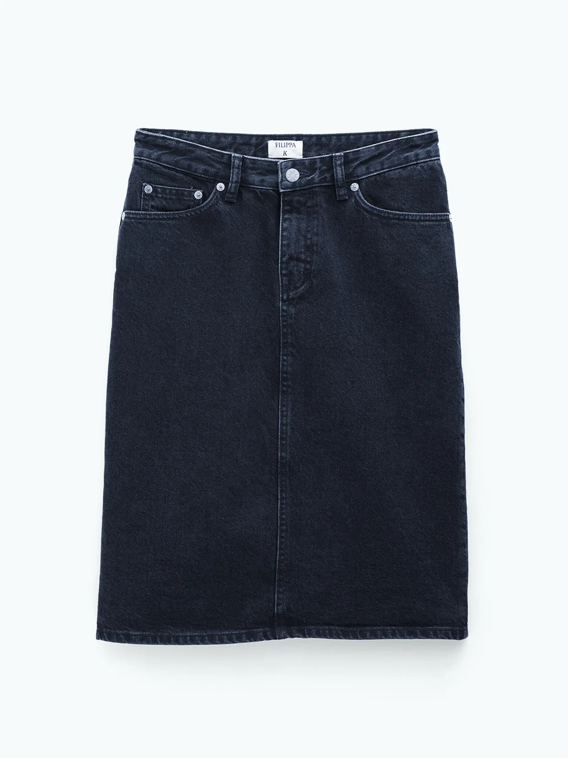 Denim Midi Skirt