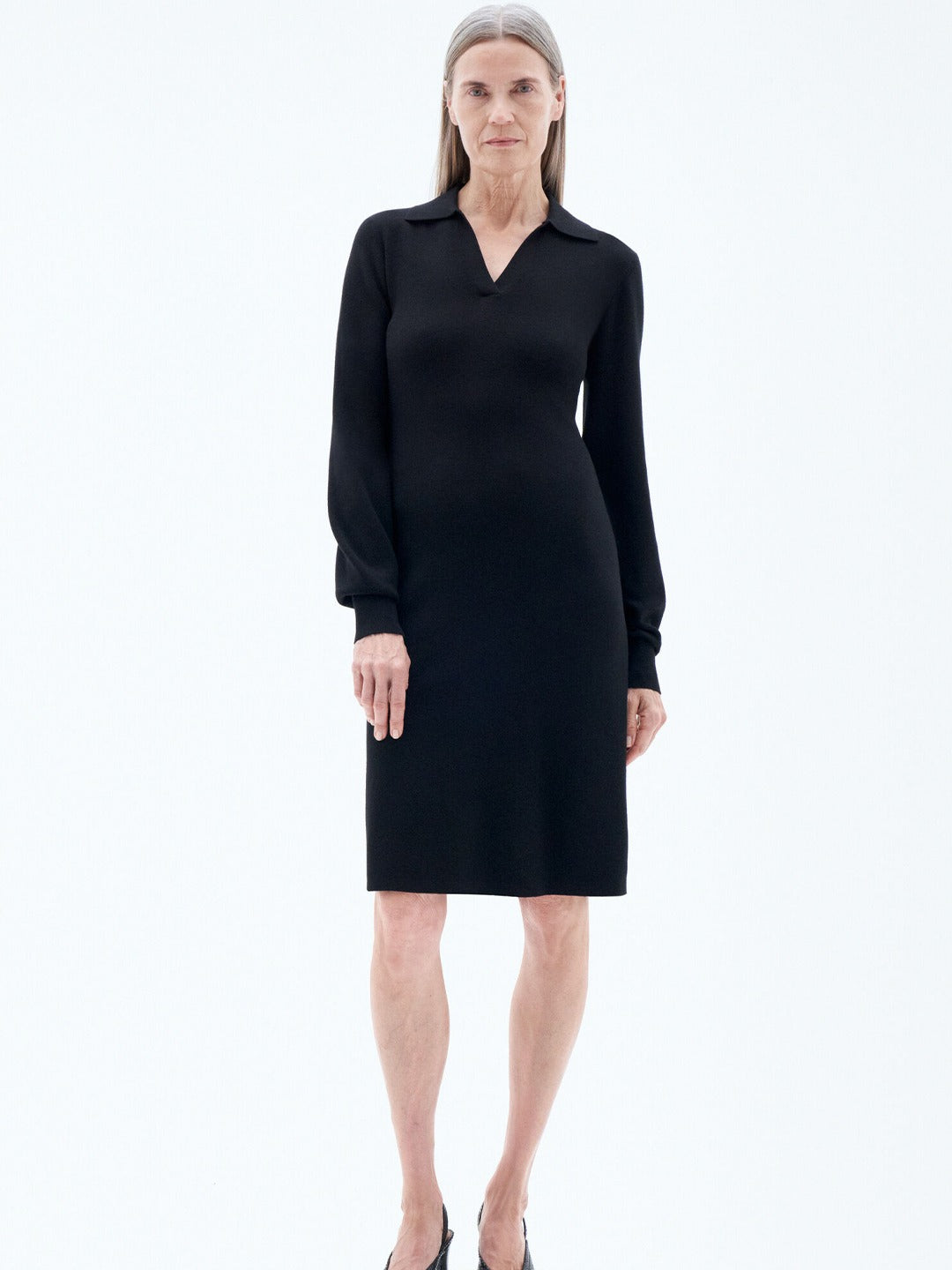 Knit Polo Dress