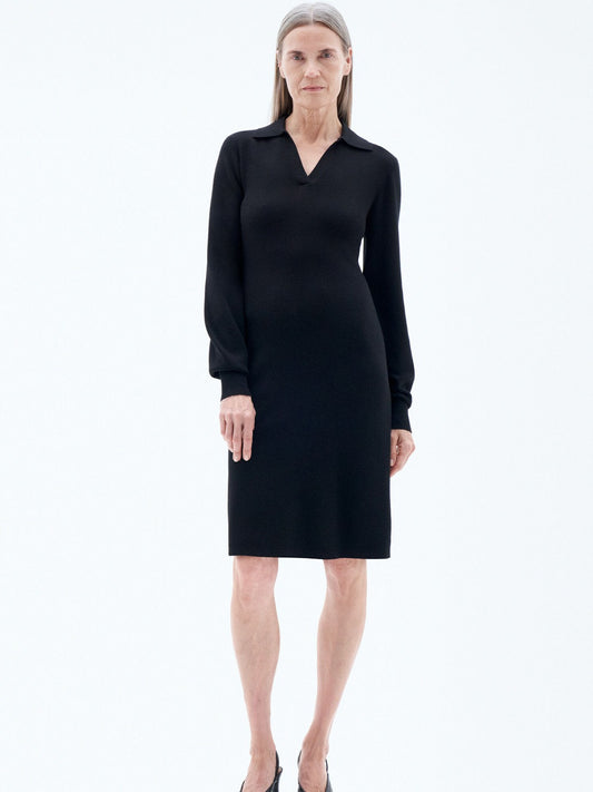 Knit Polo Dress