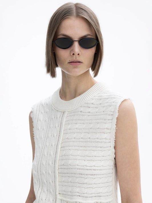 Cable Knit Top
