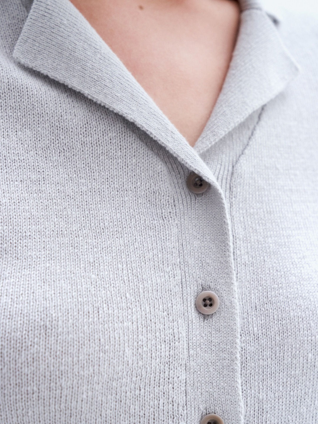 Cotton Linen Knit Top