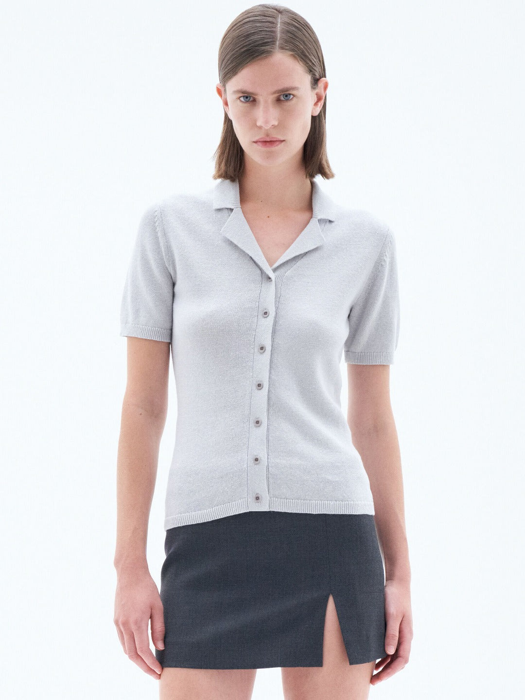 Cotton Linen Knit Top