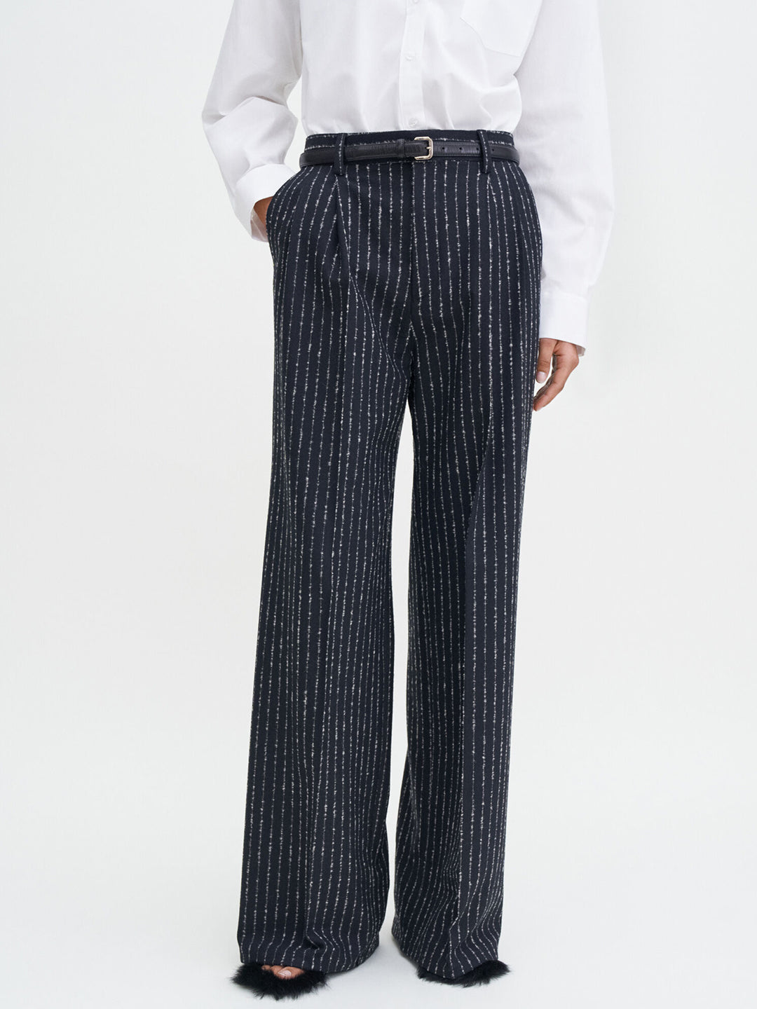Darcey Pinstripe Trousers