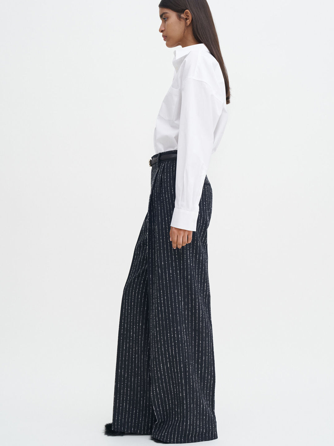 Darcey Pinstripe Trousers