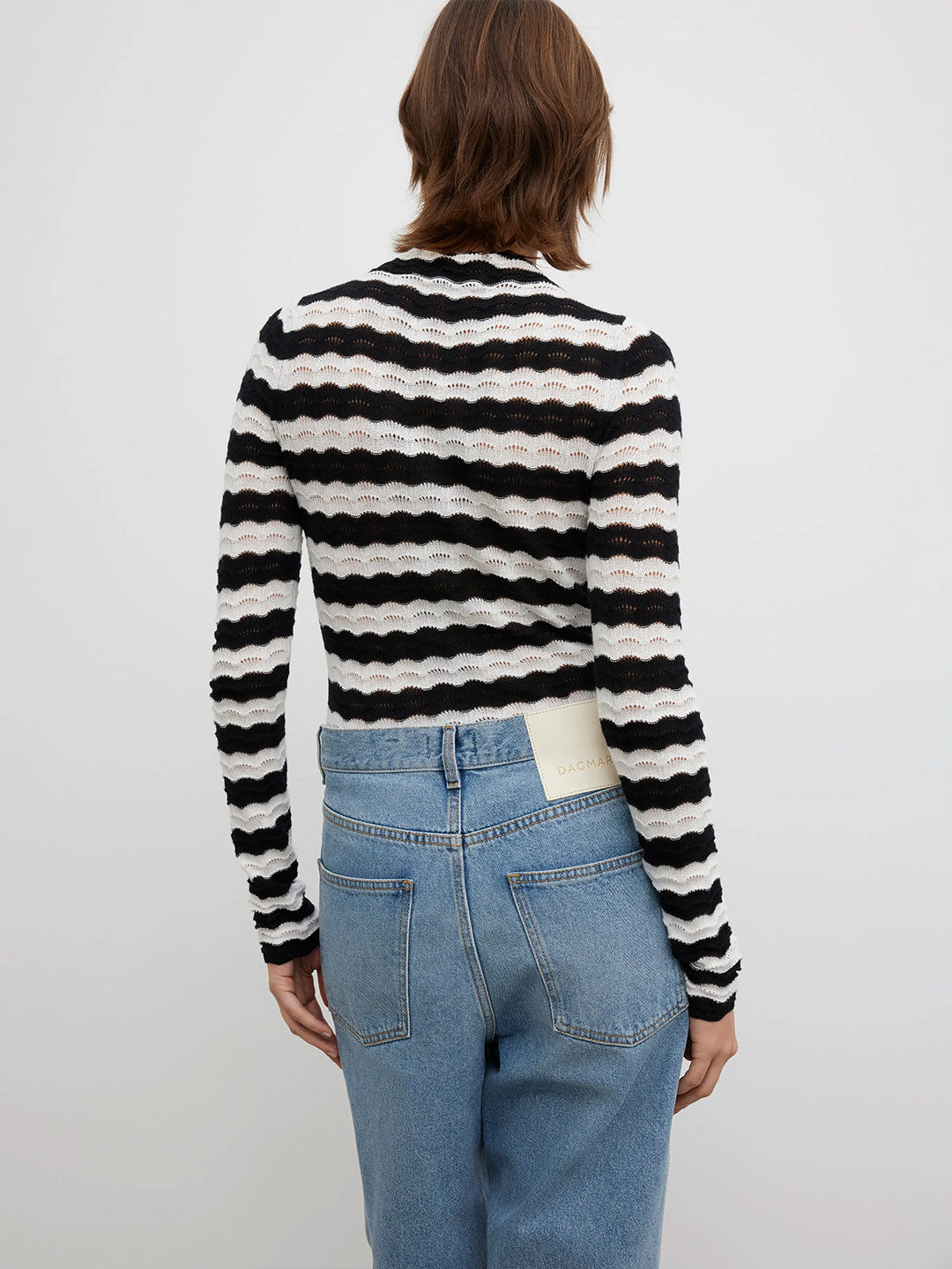 Lace knit top