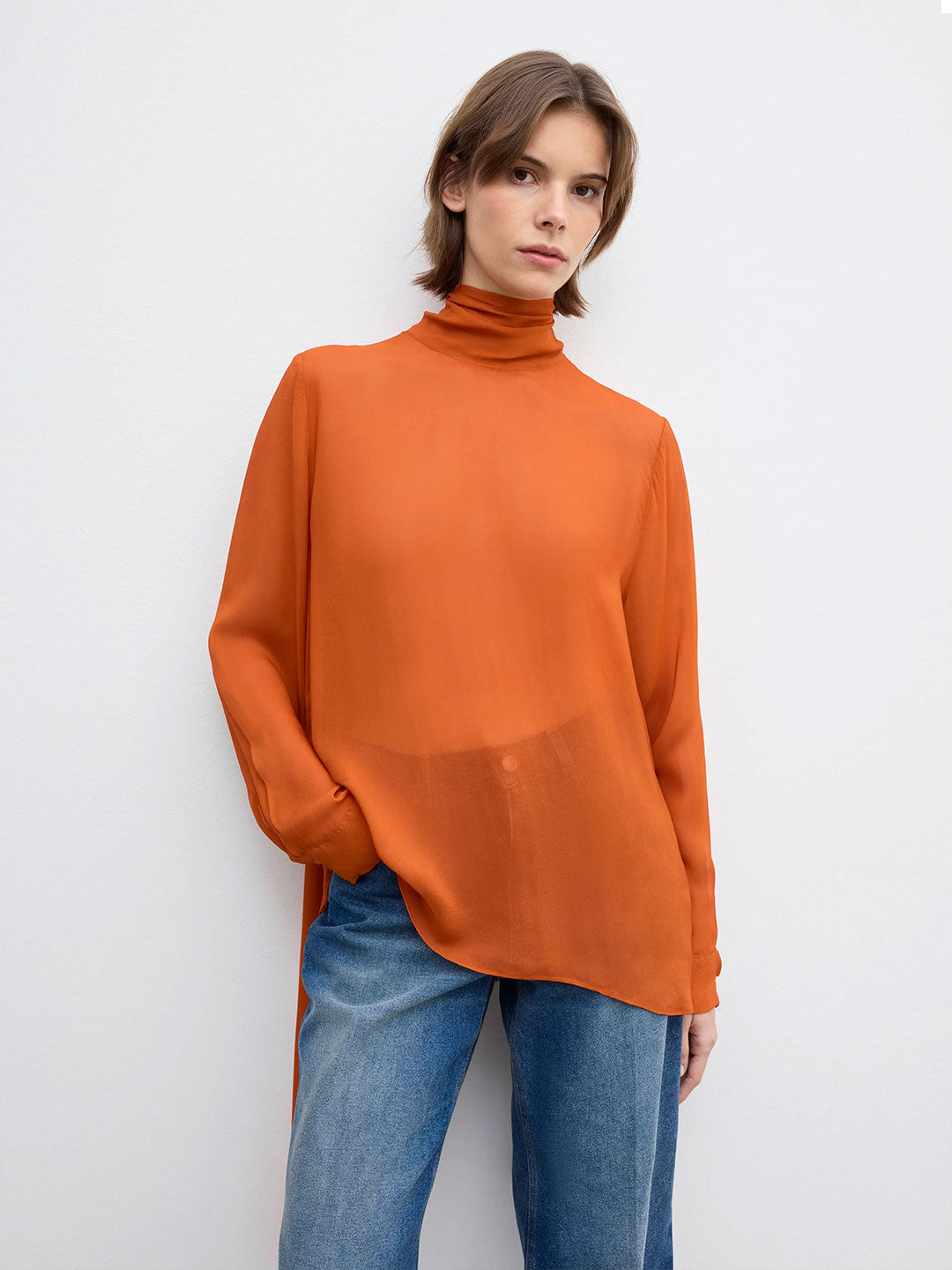 Scarf blouse