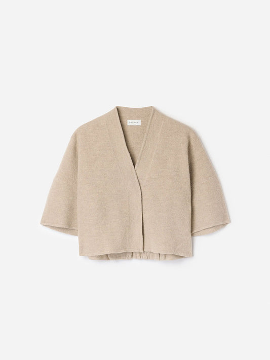 Short Wool Cardigan