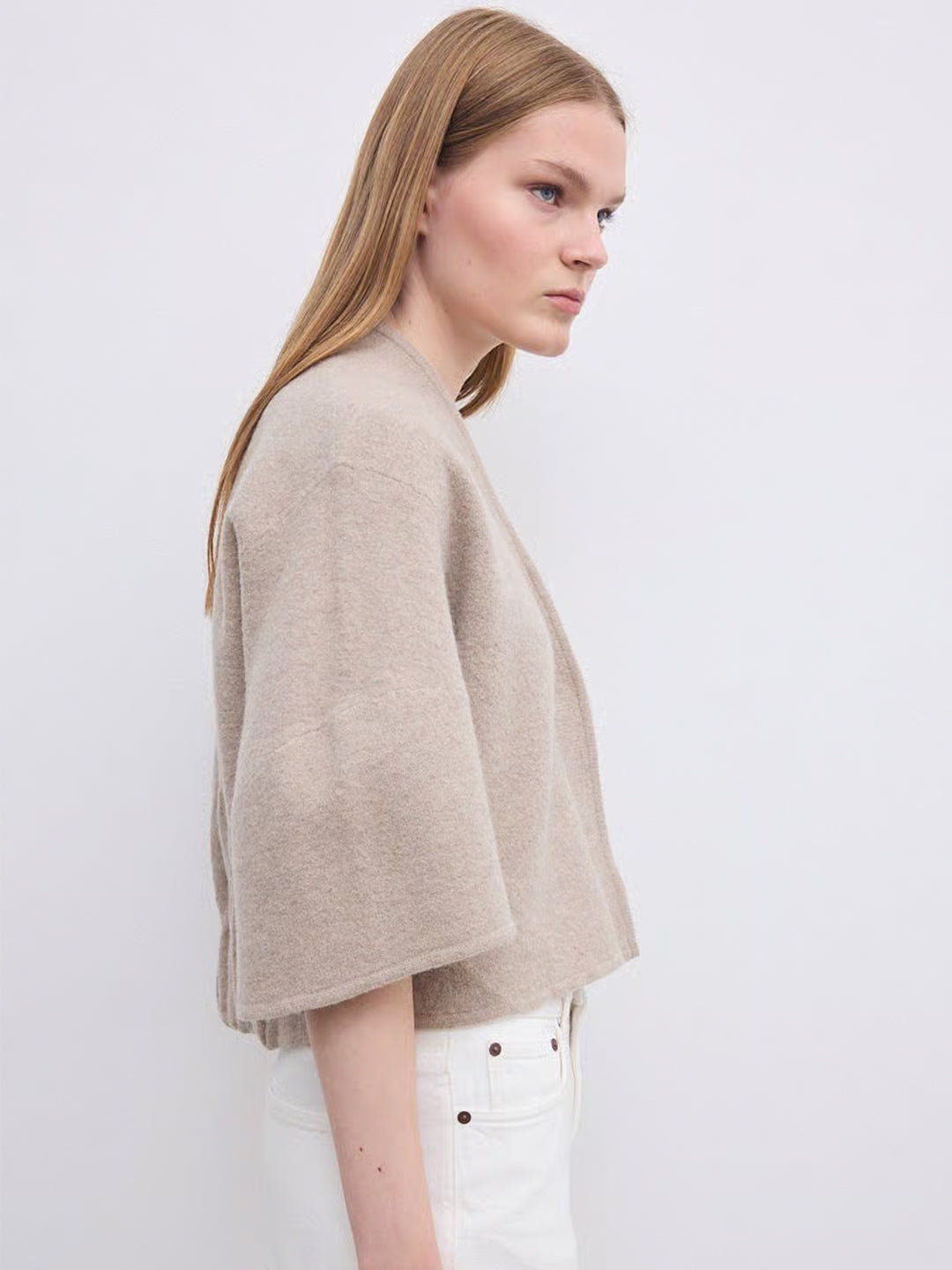 Short Wool Cardigan